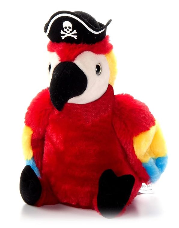 Pirate Parrot Stuffed Animal Plushie by Zoologee, view 2