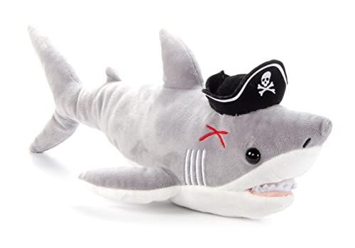 Pirate Shark Stuffed Animal Plushie by Zoologee