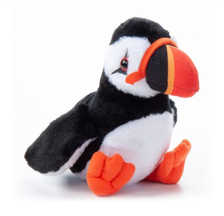 Puffin Stuffed Animal Plushie, Wild Onez by Zoologee, view 2