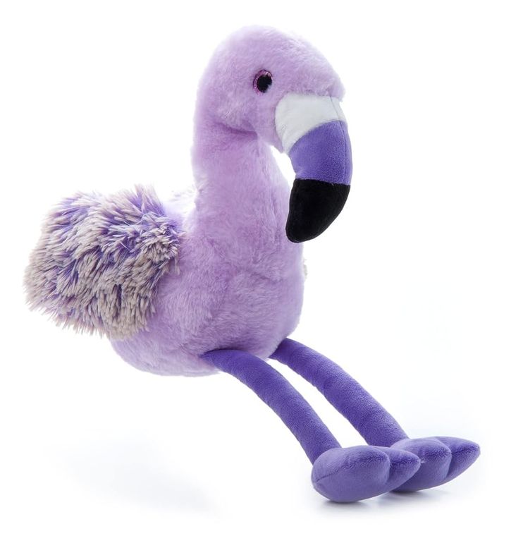 Purple Flamingo Stuffed Animal by Zoologee, view 2
