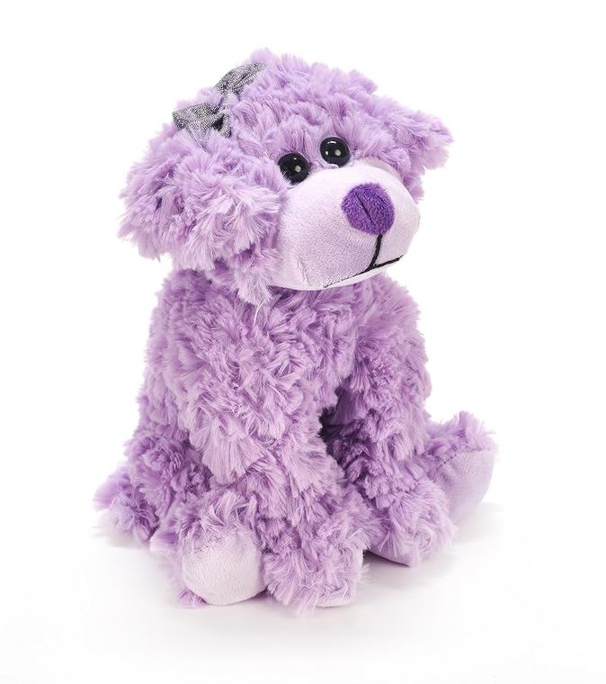 Purple Scruffy Dog Stuffed Animal Plushie by Zoologee, view 2