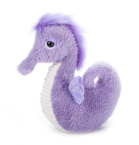 Purple Seahorse Stuffed Animal, Fuzzlez by Zoologee