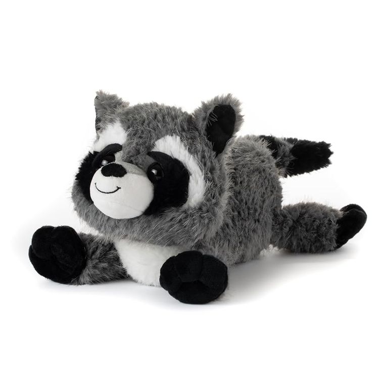 Raccoon Stuffed Animal Plushie, Fuzzlez by Zoologee, view 2
