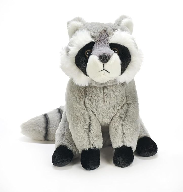 Raccoon Stuffed Animal Plushie, Fuzzlez by Zoologee