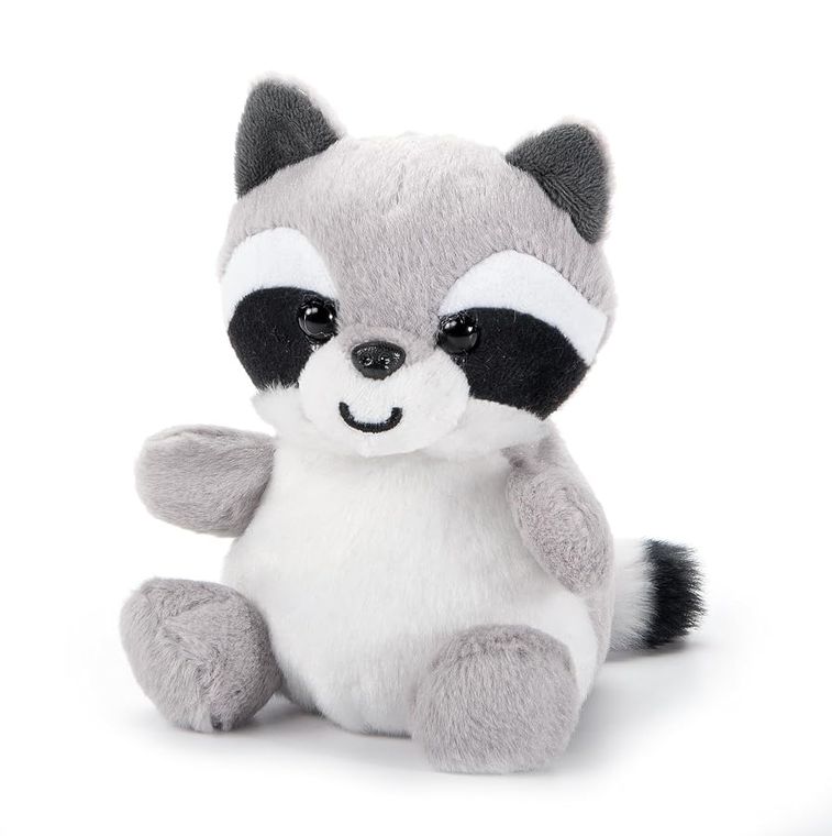 Raccoon Stuffed Animal Plushie, Nuggetz by Zoologee, view 2