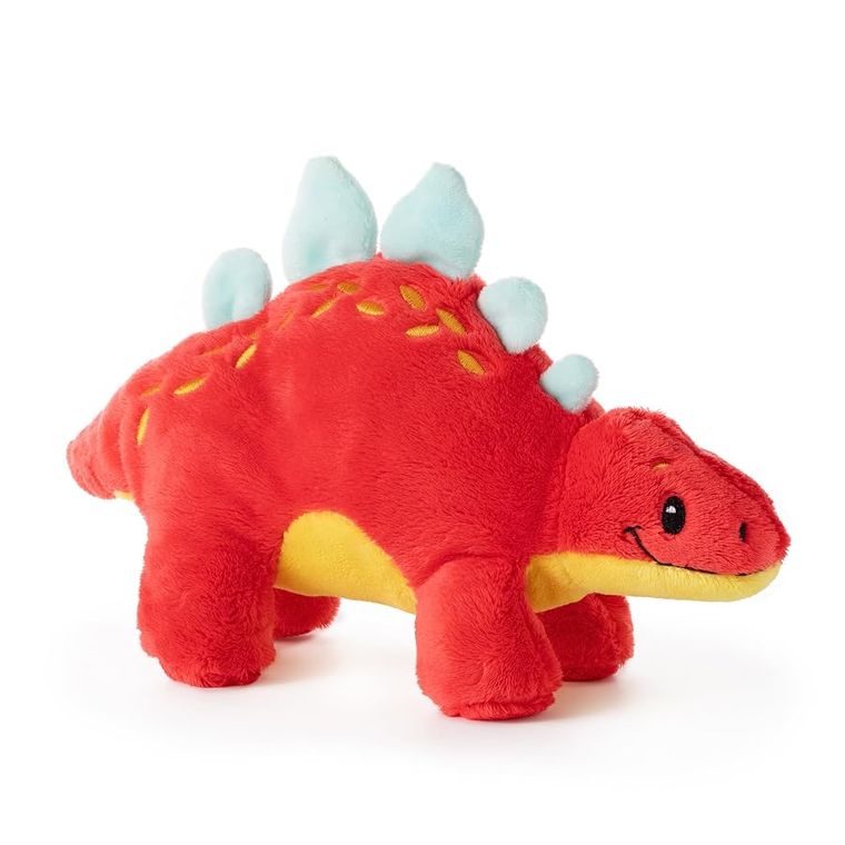 Red Baby Stegosaurus Stuffed Animal by Zoologee, view 2