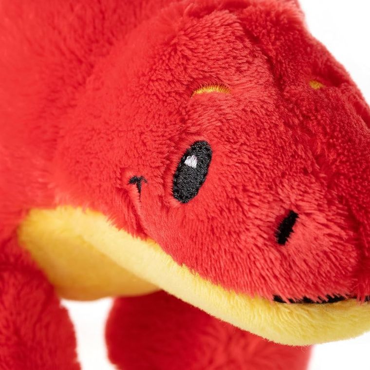 Red Baby Stegosaurus Stuffed Animal by Zoologee, view 3