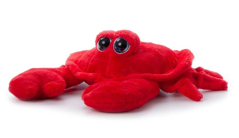 Red Crab Stuffed Animal, Bright Eyez by Zoologee, view 2