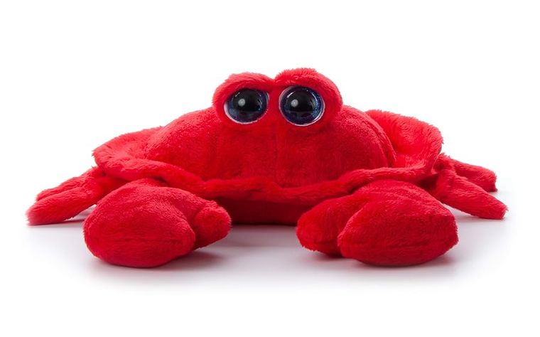 Red Crab Stuffed Animal, Bright Eyez by Zoologee, view 3