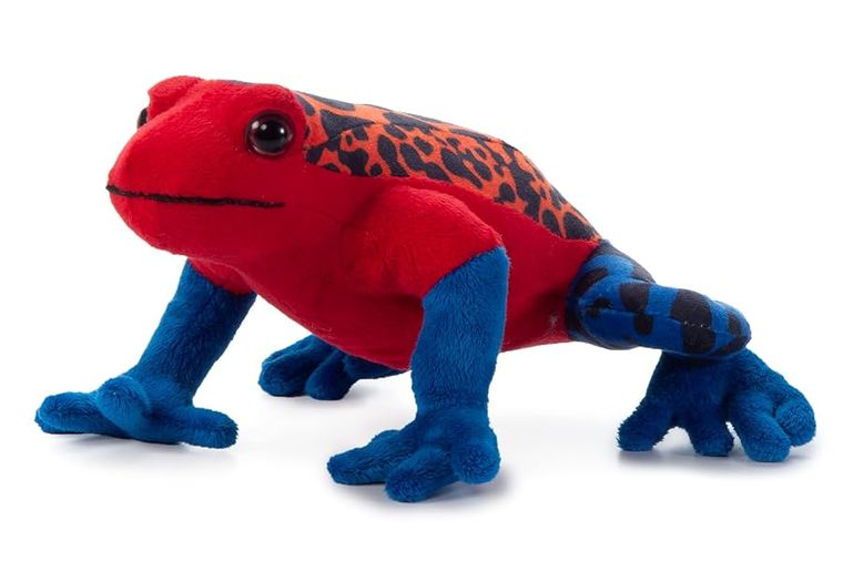Red Dart Frog Stuffed Animal, Wild Onez by Zoologee, view 2