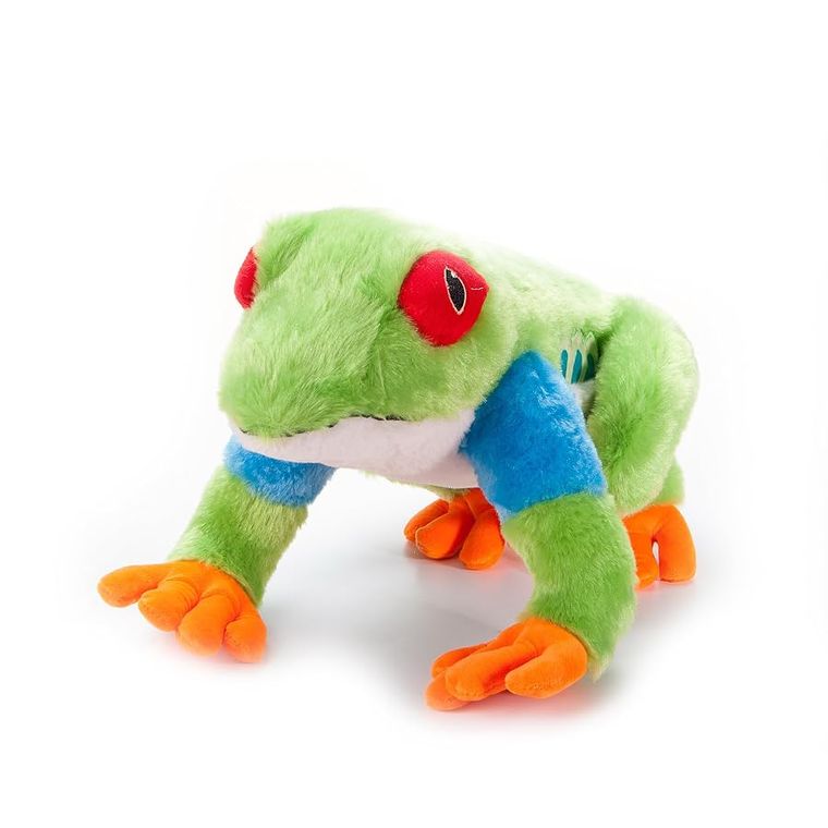 Red-Eyed Tree Frog Stuffed Animal Plush by Zoologee, view 2