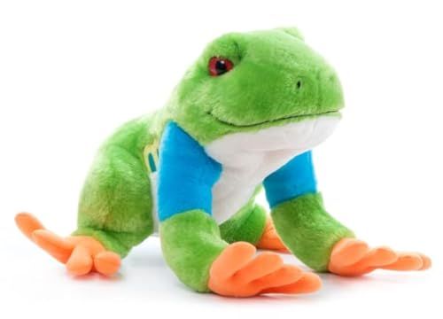 Red-Eyed Tree Frog Stuffed Animal Plushie, Wild Onez by Zoologee