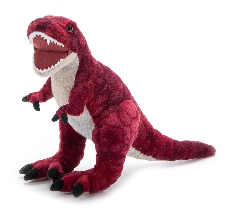 Red T-Rex Dinosaur Stuffed Animal Plush by Zoologee, view 2