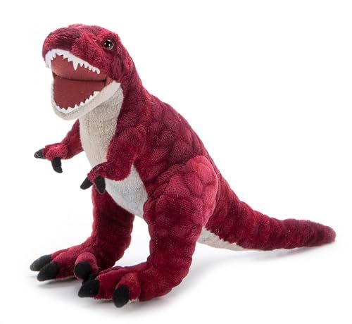 Red T-Rex Dinosaur Stuffed Animal Plush by Zoologee