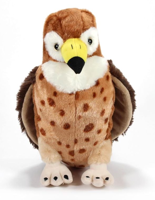 Red Tailed Hawk Stuffed Animal Plushie, Wild Onez by Zoologee, view 2