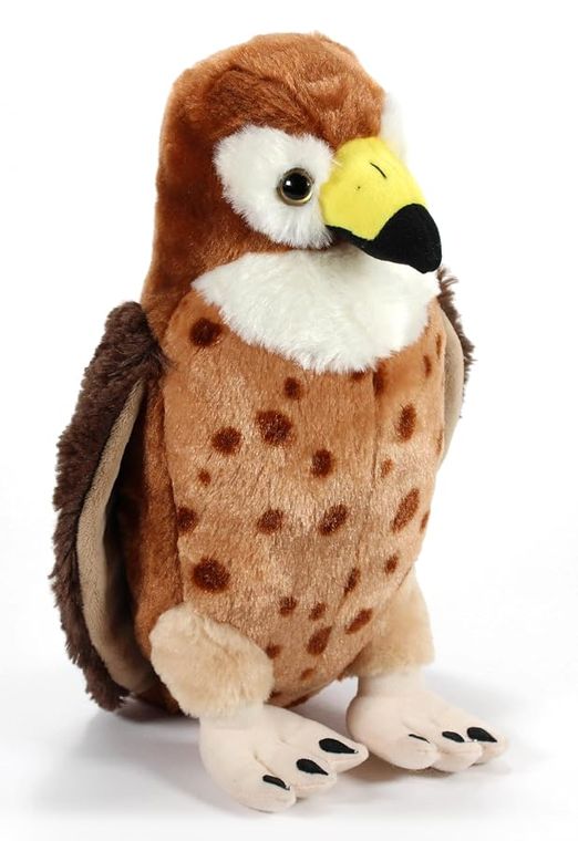 Red Tailed Hawk Stuffed Animal Plushie, Wild Onez by Zoologee, view 3