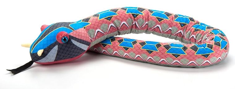Rhino Viper Snake Stuffed Animal Plushie by Zoologee