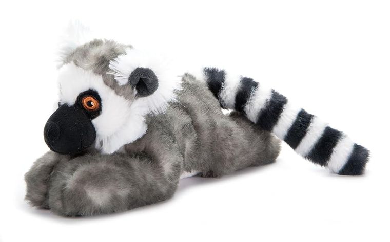 Ring-Tailed Lemur Stuffed Animal Plushie by Zoologee, view 2
