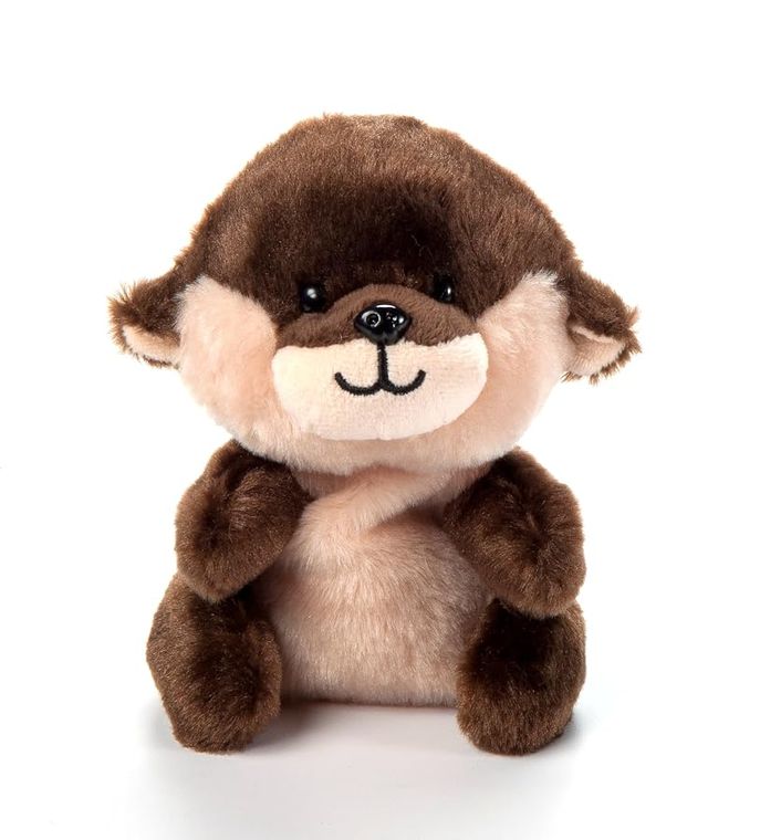 River Otter Stuffed Animal Plush, Nuggetz by Zoologee, view 3