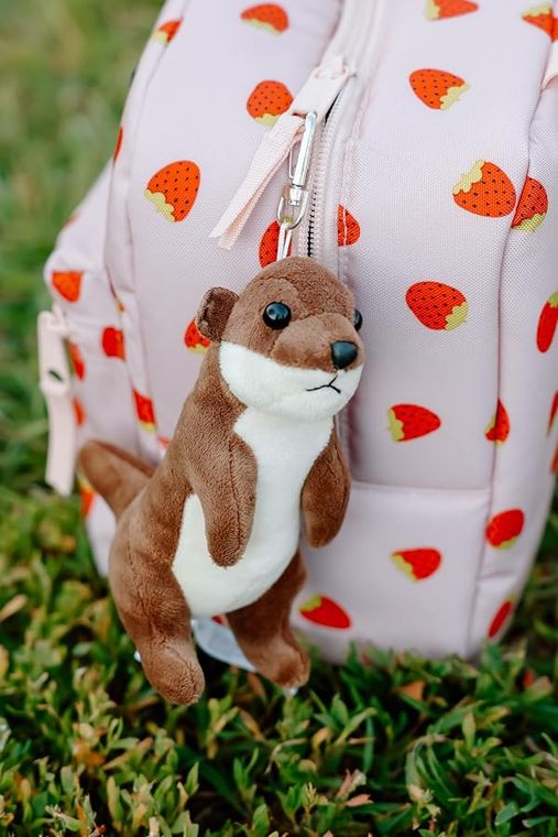 River Otter Plush Bag Charms Stuffed Animal by Zoologee, view 2