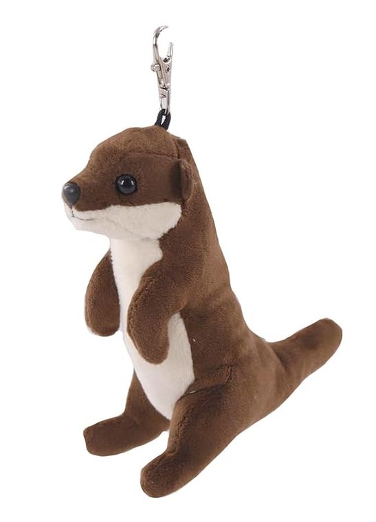 River Otter Plush Bag Charms Stuffed Animal by Zoologee