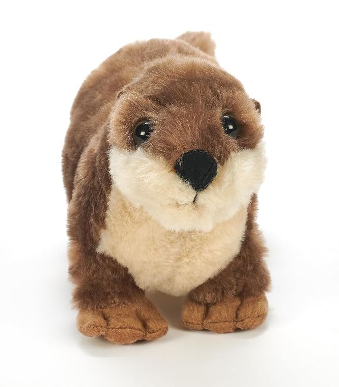 River Otter Running Stuffed Animal Plushie, Wild Onez by Zoologee, view 3