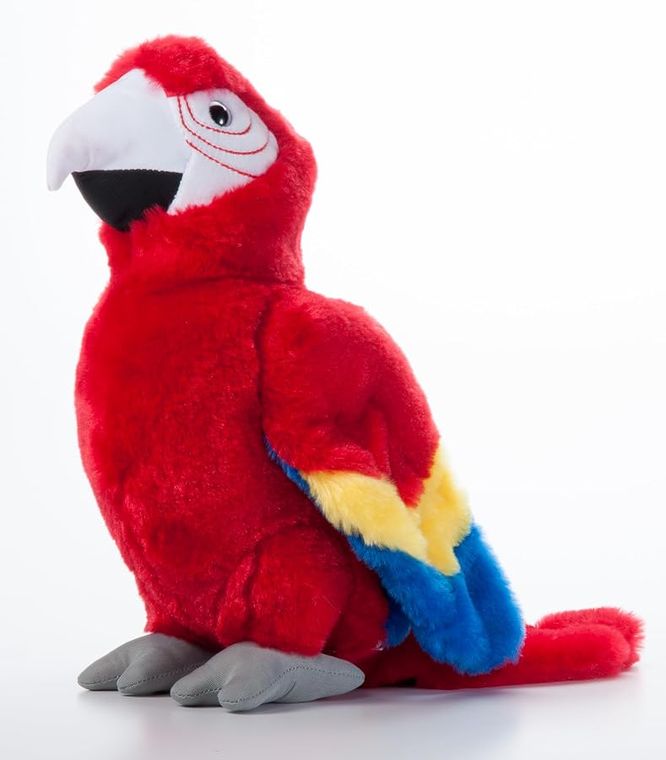 Scarlet Macaw Stuffed Animal, Wild Onez by Zoologee, view 2