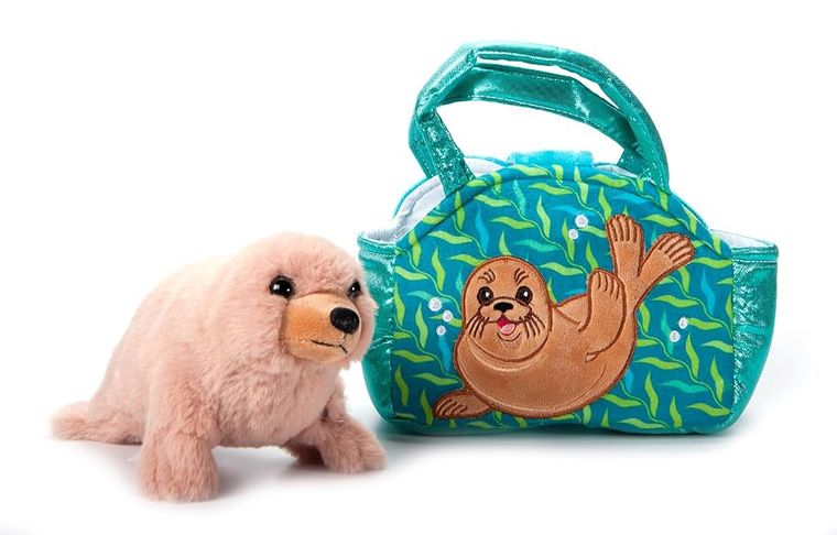Sea Lion Purse Plush Set Stuffed Animal by Zoologee, view 2