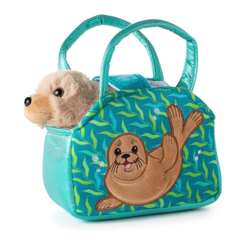 Sea Lion Purse Plush Set Stuffed Animal by Zoologee, view 3