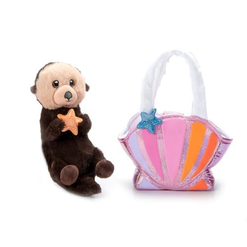 Sea Otter Purse Plush Set Stuffed Animal by Zoologee