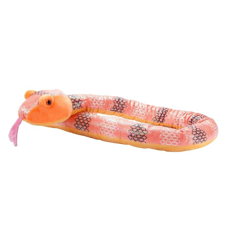 Sea Snake Stuffed Animal, Snake Plush Toy, (Orange) by Zoologee, view 2