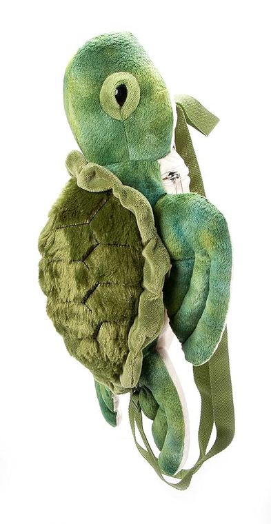 Sea Turtle Plush Backpack Stuffed Animal by Zoologee, view 2