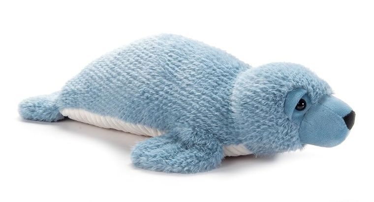 Seal Stuffed Animal Plushie, Fuzzlez by Zoologee, view 2