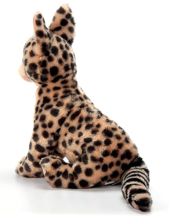Serval Stuffed Animal Plushie, Wild Onez by Zoologee, view 3