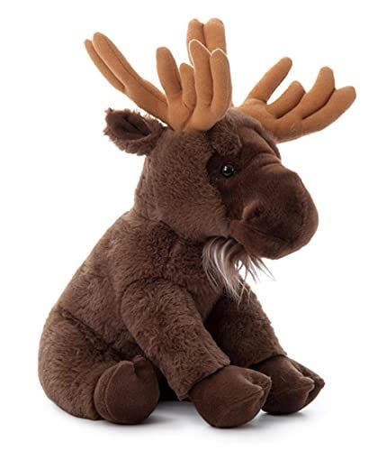 Sitting Moose Stuffed Animal, Wild Onez by Zoologee