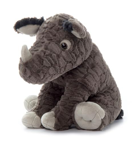 Sitting Rhino Stuffed Animal, Wild Onez by Zoologee