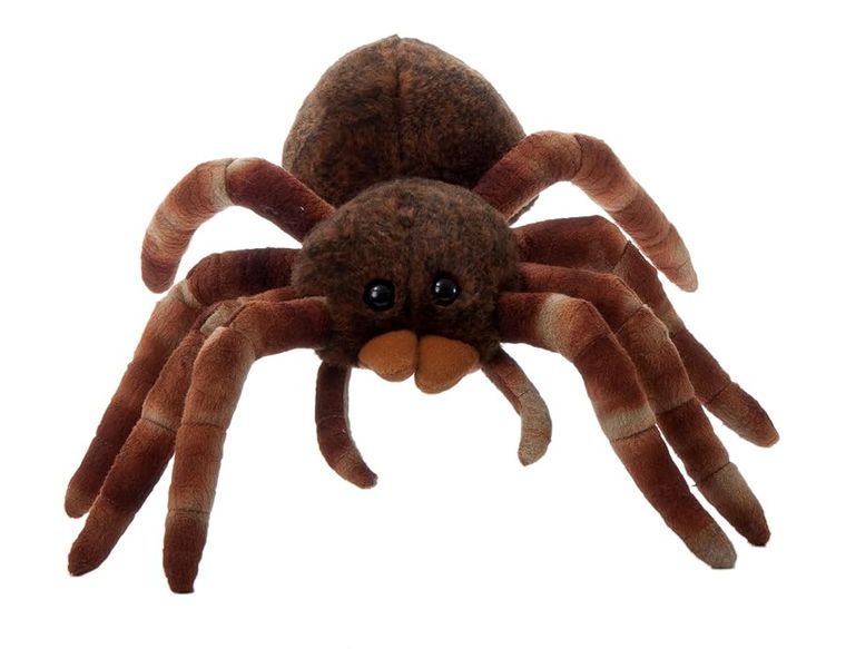 Sitting Tarantula Stuffed Animal Plushie, Wild Onez by Zoologee, view 2