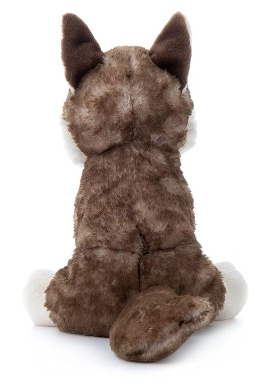 Sitting Timber Wolf Stuffed Animal Plush, Wild Onez by Zoologee, view 3
