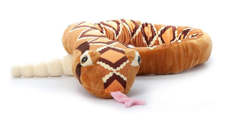 Snake Tropical Rattlesnake Stuffed Animal Plushie by Zoologee, view 2