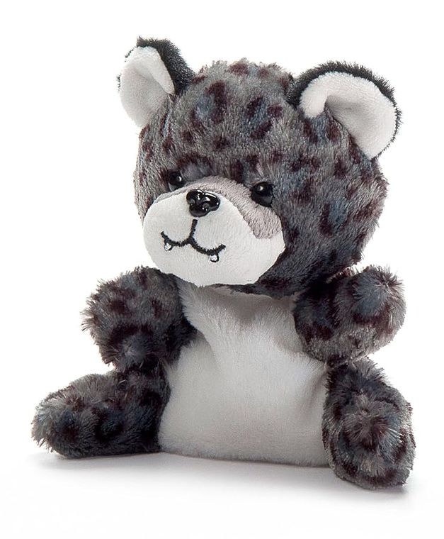 Snow Leopard Stuffed Animal, Nuggetz by Zoologee, view 2