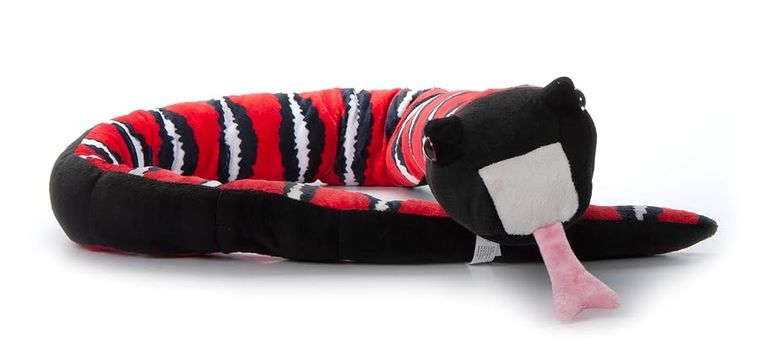 Sonoran Mountain King Snake Stuffed Animal Plushie by Zoologee, view 2