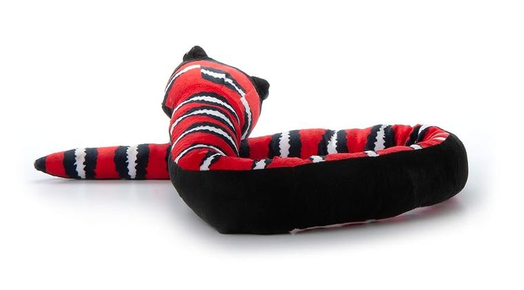 Sonoran Mountain King Snake Stuffed Animal Plushie by Zoologee, view 3