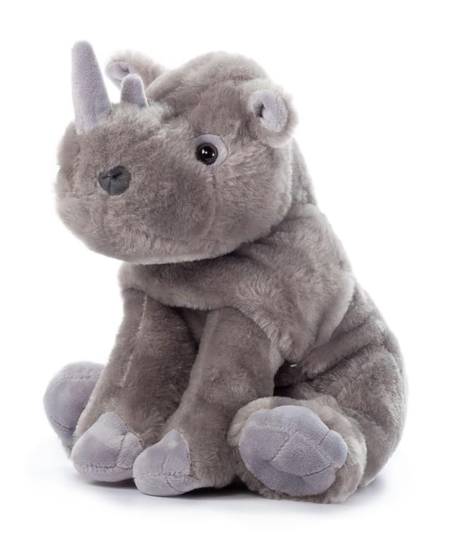 Southern Rhino Stuffed Animal, Wild Onez by Zoologee, view 2
