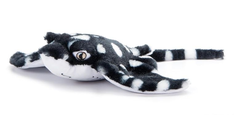 Spotted Eagle Stingray Stuffed Animal Plushie, Earth Keeperz Sealife Animals, Zoologee Spotted Eagle Stingray Plush Toy by Zoologee, view 2