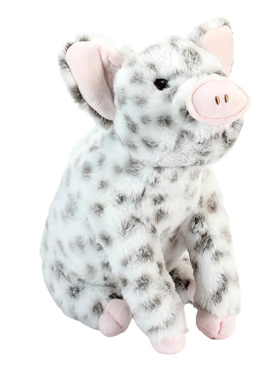 Spotted Pig Stuffed Animal, Wild Onez by Zoologee, view 2