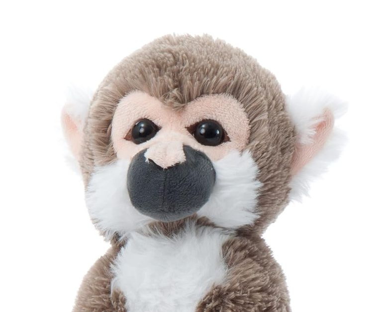 Squirrel Monkey Stuffed Animal Plushie, Wild Onez by Zoologee, view 3