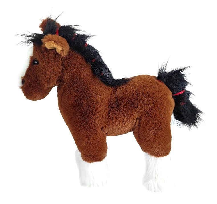 Standing Clydesdale Horse Stuffed Animal, Wild Onez by Zoologee, view 3
