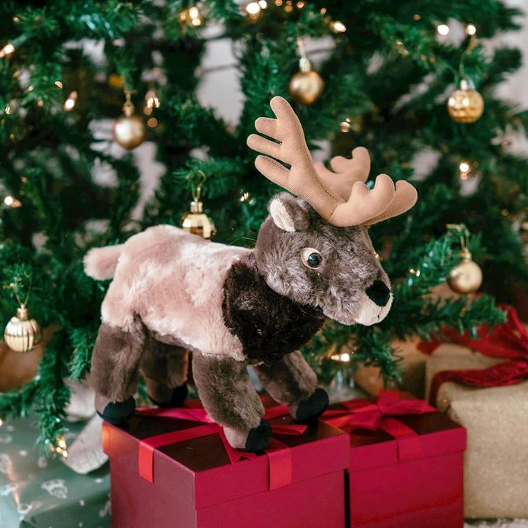Standing Elk Stuffed Animal Plushie, Wild Onez by Zoologee, view 3