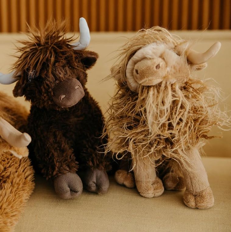 Standing Highland Cow Stuffed Animal, Wild Onez by Zoologee, view 2