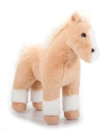 Standing Palamino Horse Stuffed Animal, Wild Onez by Zoologee
